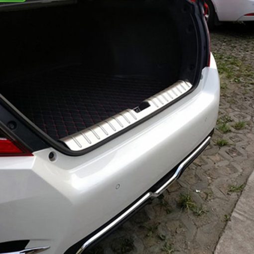 Chống trầy cốp trong, ngoài xe Honda Civic 2016- 2021 chất liệu Inox sáng bóng - Hình ảnh 5