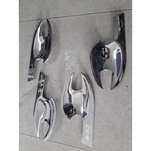 ỐP TAY NẮM, HÕM CỬA XE MAZDA CX8 2018- 2019- 2020 2021 2022 hàng mạ crom cao cấp - Hình ảnh 5