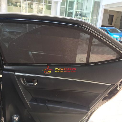 Rèm che nắng, chắn nắng xe Toyota Altis 2005-2021, 2022 có hút nam châm chuẩn 100% - Hình ảnh 6