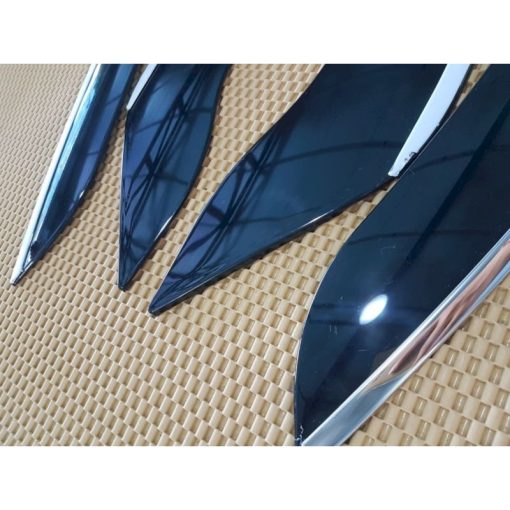 Vè che mưa xe Fortuner 2006 2007 2008 2009 2010 2011 2012 2013 2014 2015 2016 Chỉ INOX, loại Cao cấp nhất - Hình ảnh 4