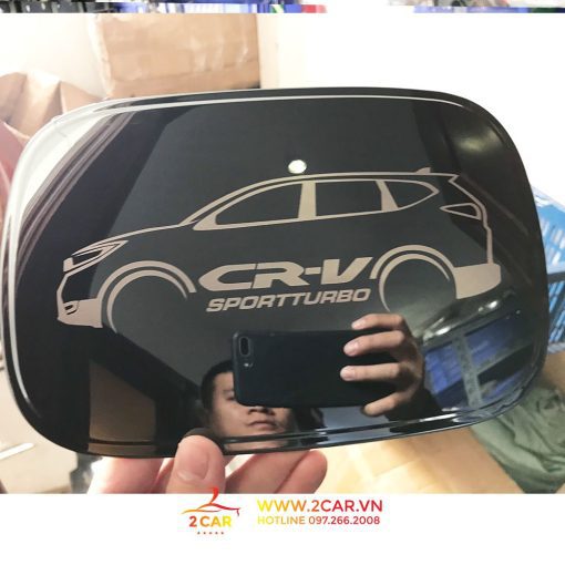 Ốp Nắp Bình Xăng titan Xe Honda CRV 2018-2023 cao cấp - Hình ảnh 4