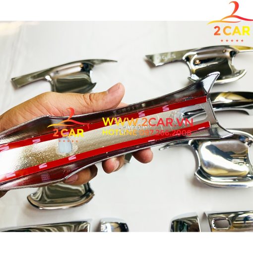 Ốp Tay Nắm, Hõm Cửa Xe MG ZS chất liệu Mạ Crom Cao Cấp - Hình ảnh 6