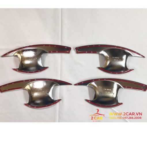 Ốp tay nắm, Hõm Cửa Xe Honda Civic 2016 - 2021 Mạ Crom cao cấp- Giá 1 bộ - Hình ảnh 6