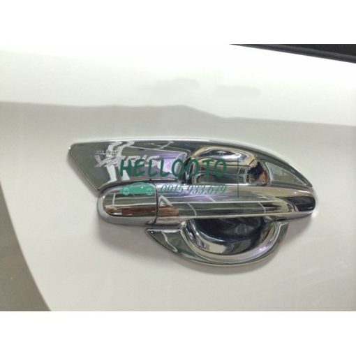 Ốp tay nắm, hõm cửa xe Toyota Yaris 2018- 2019 2020 2021 2022, giá 1 bộ - Hình ảnh 6