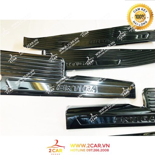 Ốp Bậc Cửa, Nẹp Bước Chân Xe Suzuki Ertiga 2019-2020, Titan cao cấp - Ảnh 6