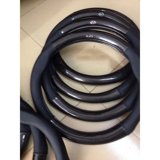 Bọc da vô lăng cacbon xe MAZDA 2, Mazda 3, Mazda 6, CX5, CX8, BT50, CX3, CX30 vân carbon cao cấp - Hình ảnh 6