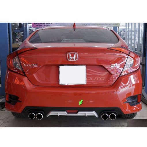 Lippo, líp pô , lip chia pô xe Honda Civic đời 2017 2018 2019 2020 2021- Mẫu 4 pô - Hình ảnh 6