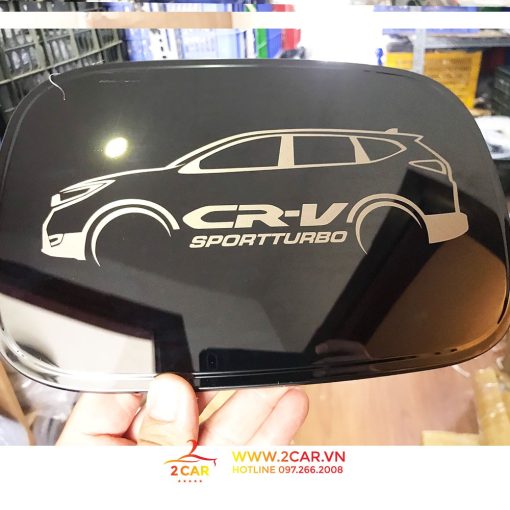 Ốp Nắp Bình Xăng titan Xe Honda CRV 2018-2023 cao cấp - Hình ảnh 5