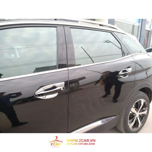 Ốp Hõm cửa, Chén Cửa Xe Peugeot 3008 mạ crom cao cấp - Hình ảnh 7