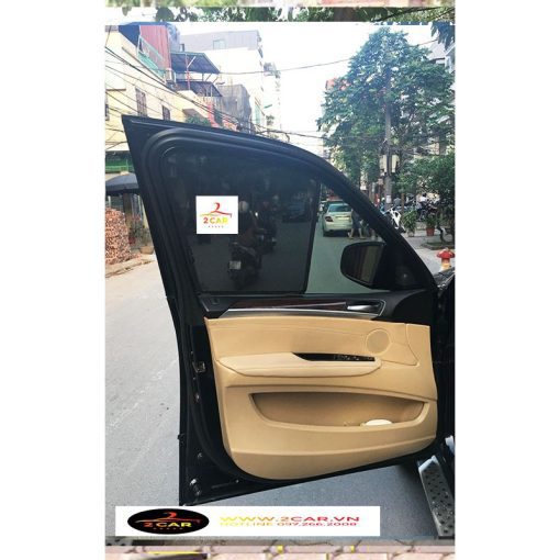 Rèm che nắng chống UV xe BMW X5 đời 2009 2010 2011 2012 2013 2014 2015, Rèm loại 1 cao cấp - Bảo hành 24 tháng- Đế nhựa - Hình ảnh 6