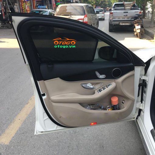 RÈM CHE NẮNG XE - Mercedes C200-250-300, đời từ 2005-2021 Rèm loại 1 cao cấp - Hình ảnh 7