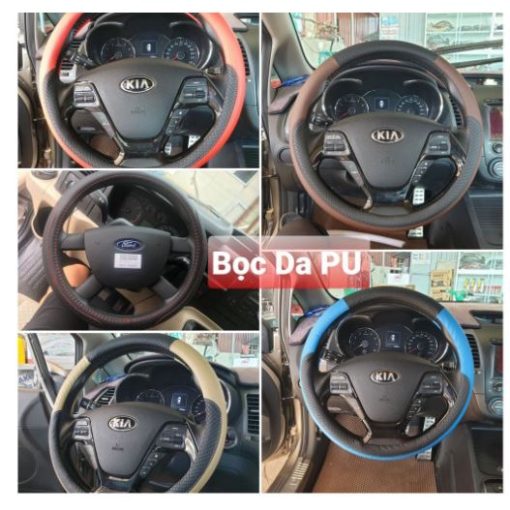 Bọc vô lăng xe MAZDA 2, Mazda 3, Mazda 6, CX5, CX8, BT50, CX3, CX30 cao cấp - Hình ảnh 7