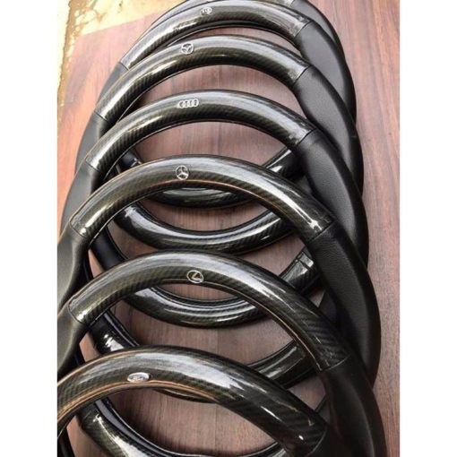 Bọc da vô lăng cacbon xe MAZDA 2, Mazda 3, Mazda 6, CX5, CX8, BT50, CX3, CX30 vân carbon cao cấp - Hình ảnh 7