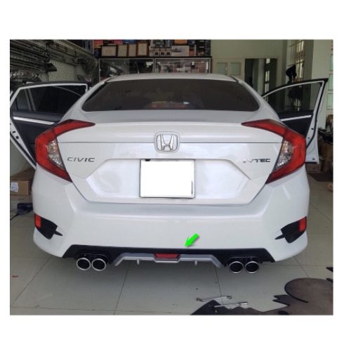 Lippo, líp pô , lip chia pô xe Honda Civic đời 2017 2018 2019 2020 2021- Mẫu 4 pô - Hình ảnh 7