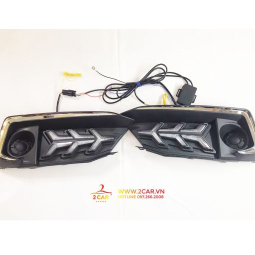 Độ đèn Led gầm xương cá phía trước HONDA CIVIC 2019-2021 Hàng đẹp - Hình ảnh 7