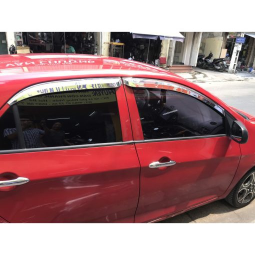 Vè che mưa xe Kia Morning 2012- 2013 2014 2015 2016 2017 2018 2019 2020 mạ cao cấp Auto Clover - Hình ảnh 8