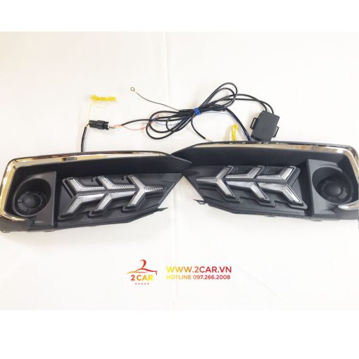 Độ đèn Led gầm xương cá phía trước HONDA CIVIC 2019-2021 Hàng đẹp - Hình ảnh 8
