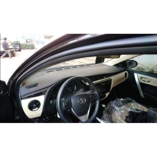 Thảm taplo da carbon xe Fortuner đời 2006 2007 2008 2009 2010 2011 2012 2013 2014 2015 2016 Hàng 3 lớp vân cacbon đẹp - Hình ảnh 8