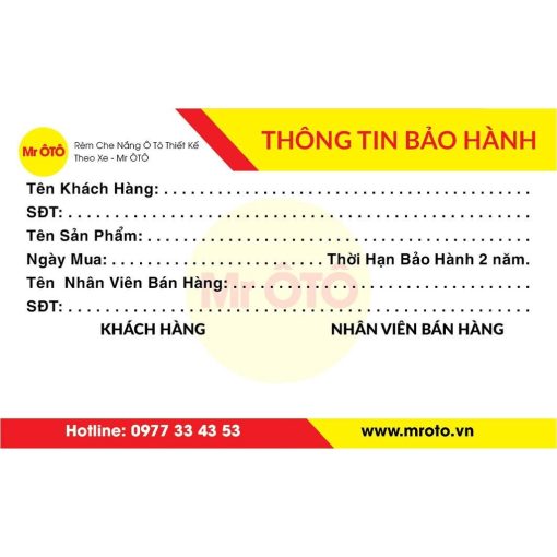 Rèm Che Nắng Xe Honda CRV 2018, 2019, 2020, 2021, 2022, 2023 Loại 1 Mr.OTO. Bảo Hành 24 tháng. - Hình ảnh 9