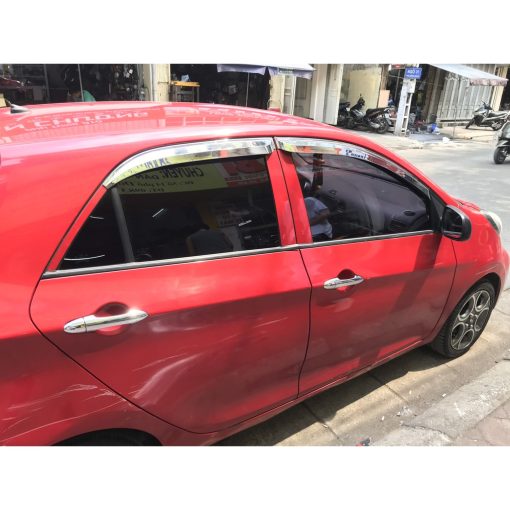 Vè che mưa xe Kia Morning 2012- 2013 2014 2015 2016 2017 2018 2019 2020 mạ cao cấp Auto Clover - Hình ảnh 9