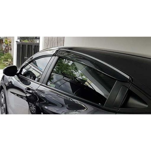 Vè che mưa xe Honda HRV 2018- 2021 chỉ mạ crom cao cấp - Giá 1 bộ - Ảnh 9