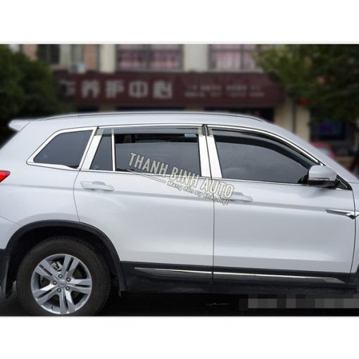 Vè che mưa xe OUTLANDER 2018-2023 chỉ inox cao cấp nhất thị trường - Hình ảnh 9