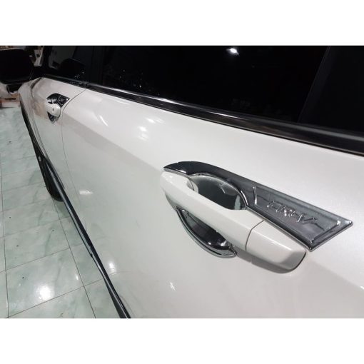 Ốp tay nắm, hõm cửa xe Honda CRV 2018- 2019 2020 2021 2022 2023 mạ crom cao cấp - Hình ảnh 9