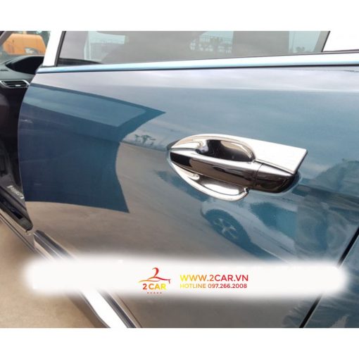 Ốp Hõm cửa, Chén Cửa Xe Peugeot 3008 mạ crom cao cấp - Hình ảnh 9