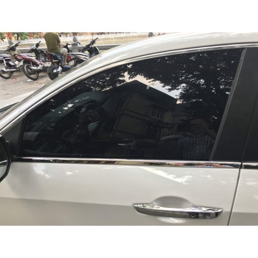 Nẹp viền chân kính, cong kính xe Honda Civic đời 2016 - 2021 Hàng inox cao cấp - Hình ảnh 10