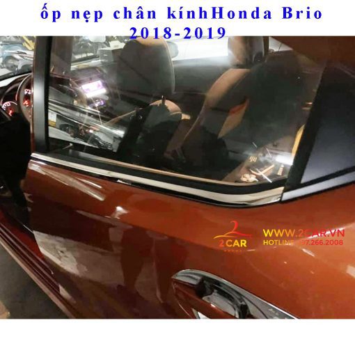 Nẹp viền chân kính, cong kính xe Honda Brio 2018-2023 - Ảnh 10