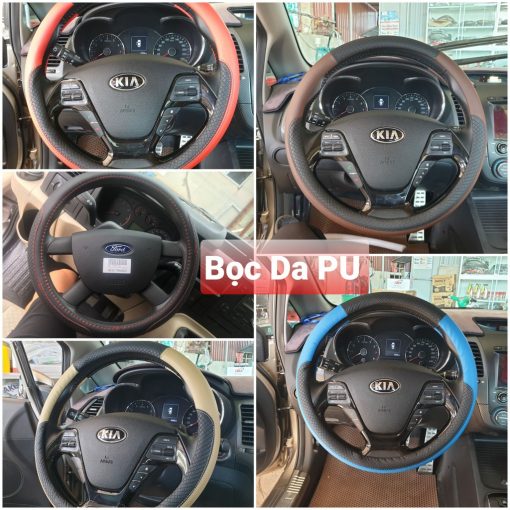 Bọc vô lăng xe MAZDA 2, Mazda 3, Mazda 6, CX5, CX8, BT50, CX3, CX30 cao cấp - Hình ảnh 13