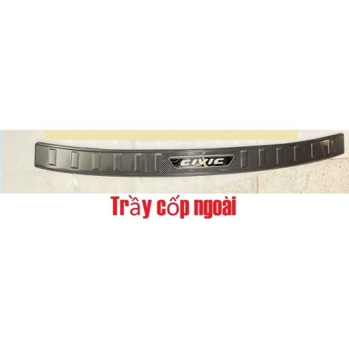 Ốp bậc cửa, nẹp bước chân, chống trầy bậc cốp trong ngoài Carbon xe Honda Civic 2022, 2023 vân cacbon cao cấp - Hình ảnh 13