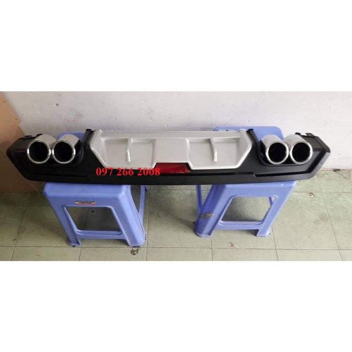 Lippo, líp pô , lip chia pô xe Honda Civic đời 2017 2018 2019 2020 2021- Mẫu 4 pô - Hình ảnh 8