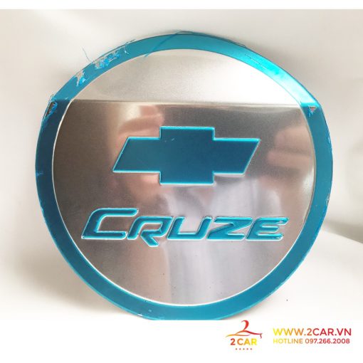 Ốp Nắp Bình Xăng Xe Chervolet Cruze Hàng inox sáng bóng