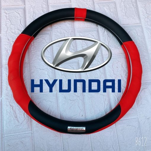 Bọc vô lăng xe Hyundai I10, I20, I30, Accent, Santafe, Tucson, Kona, Getz, Avante, Elantra, Sonata, Creta - Hình ảnh 3