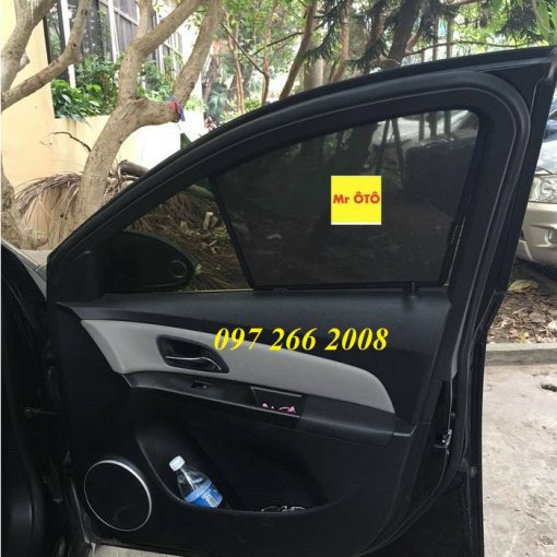Rèm che nắng chống UV xe Cruze đời 2016 2017 2018 2019 2020 2021 (không nam châm) Hàng Loại 1 MR.ÔTÔ- Bảo hành 24 tháng - Hình ảnh 3