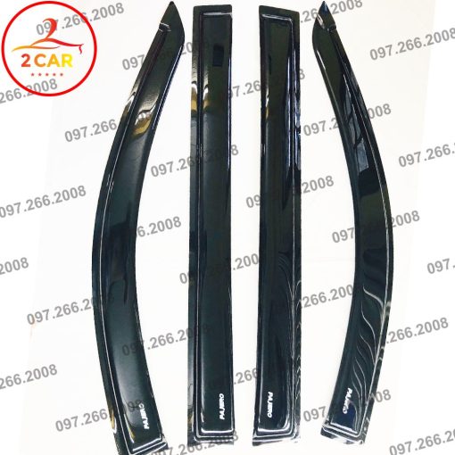 Vè che mưa Mitsubishi Pajero 2011-2023 nhựa đen Thái Lan - Hình ảnh 4