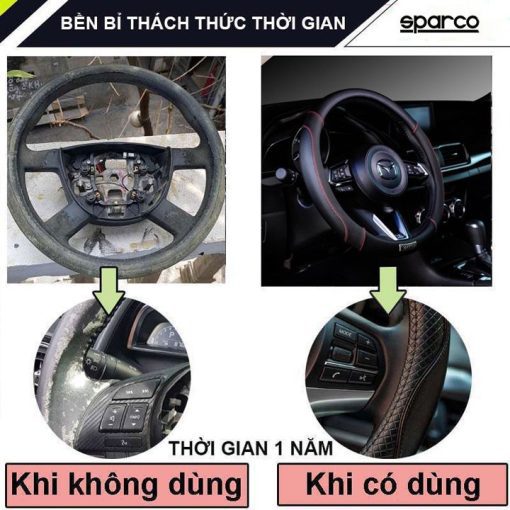 Bọc vô lăng carbon xe Hyundai I10, I20, I30, Accent, Santafe, Tucson, Kona, Getz, Avante, Elantra, Creta - Hình ảnh 5