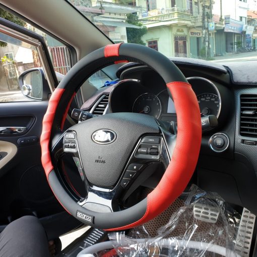 Bọc vô lăng xe Hyundai I10, I20, I30, Accent, Santafe, Tucson, Kona, Getz, Avante, Elantra, Sonata, Creta - Hình ảnh 6