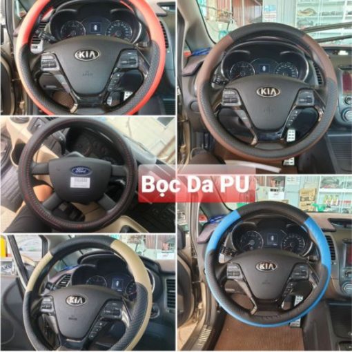 Bọc vô lăng xe Hyundai I10, I20, I30, Accent, Santafe, Tucson, Kona, Getz, Avante, Elantra, Sonata, Creta - Hình ảnh 10