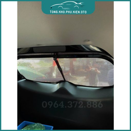 Rèm che nắng kính hậu, Kính sau Cốp, Rèm đuôi xe ô tô, xe hơi chống nắng,tia UV cho xe Vios 2020-2024 - Hình ảnh 2