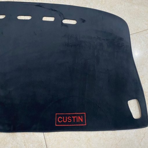 Thảm taplo nhung xe Hyundai Custin 2023 2024 - Mẫu lông cừu cao cấp , Hàng 3 lớp có đế có chống trượt, che nắng tốt - Hình ảnh 7