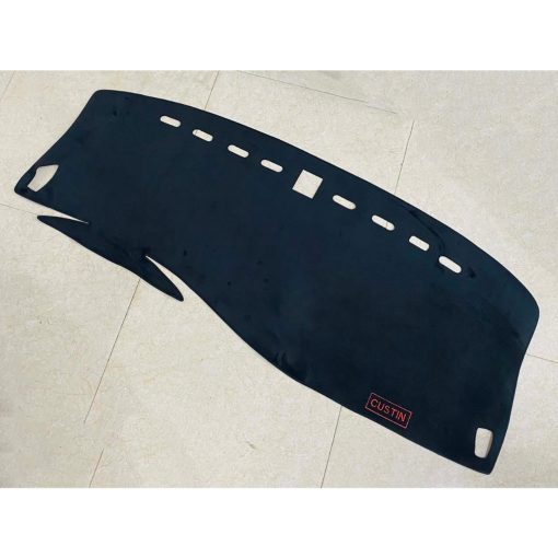 Thảm taplo nhung xe Hyundai Custin 2023 2024 - Mẫu lông cừu cao cấp , Hàng 3 lớp có đế có chống trượt, che nắng tốt - Hình ảnh 8