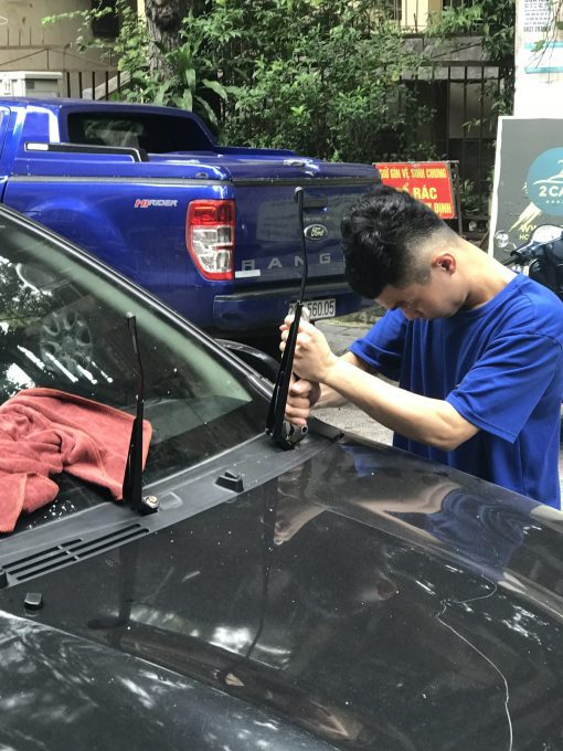 Bộ 2 cần gạt mưa trước cho xe Toyota Innova các đời (06-15, 17-23) lắp chuẩn khít form xe gạt siêu sạch - Hình ảnh 7
