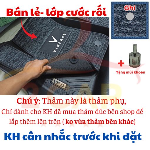 Thảm lót sàn NHỰA 5D xe Vinfast VFE34 / VF E34 - 3 tấm/bộ, chât liệu nhựa dẻo, dễ vệ sinh lau rửa - Ảnh 3