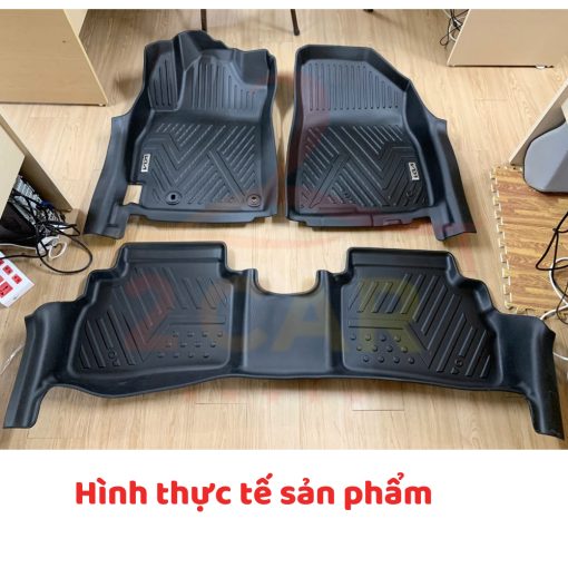 Thảm lót sàn NHỰA 5D xe Kia K3 / Cerato 2019- 2023 2024+ Nhựa đúc TRÀN VIỀN nguyên khối, chât liệu nhựa dẻo - Hình ảnh 5