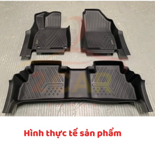 Thảm lót sàn NHỰA 5D xe Hyundai Tucson 2019- 2022 2023 2024+ - Thảm nhựa TPE đúc khuyên khối cao cấp, dễ vệ sinh lau rửa - Hình ảnh 3
