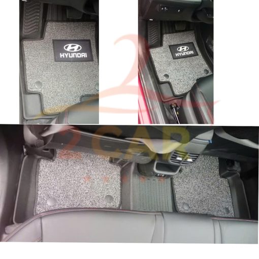 Thảm lót sàn NHỰA 5D Kèm Rối sẵn xe Hyundai ACCENT 2024- 2025 sàn TPE đúc vừa khít theo form xe, KO TRÀN VIỀN - Ảnh 5