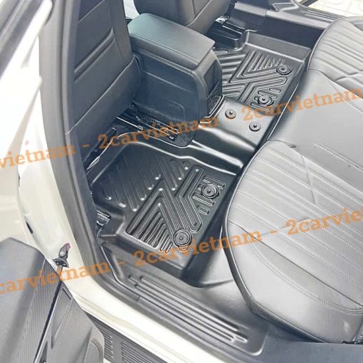 Thảm lót sàn NHỰA 5D xe Peugeot 2008 đời 2020- 2024, Tràn viền bậc cửa nhựa TPE- dễ vệ sinh và lắp đặt- Mẫu BẬC DÀI - Hình ảnh 3