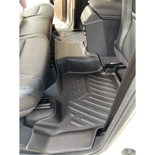 Thảm lót sàn NHỰA 5D xe Toyota WIGO 2023 2024 - Mẫu Nhựa TRÀN VIỀN không mùi, dễ vệ sinh - Hình ảnh 8